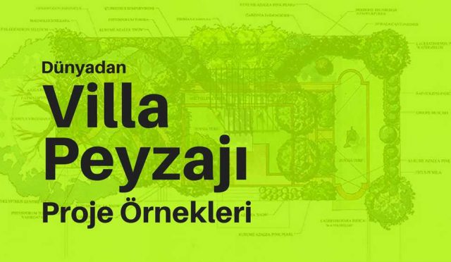 Villa Peyzaj Proje Örnekleri