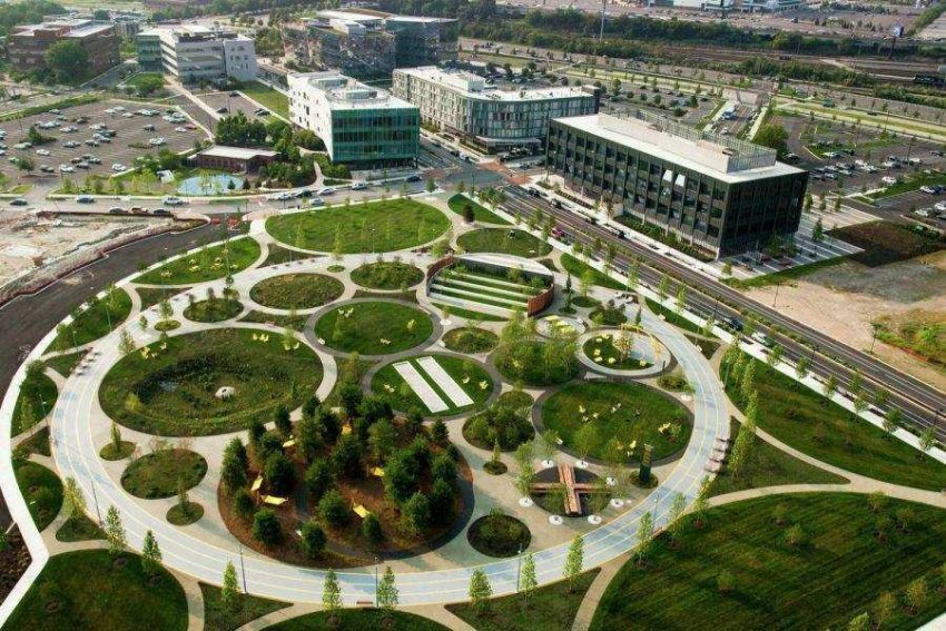 Central Green: Mükemmellik Ödülüne Sahip Kent Parkı 45 Central Green - 1