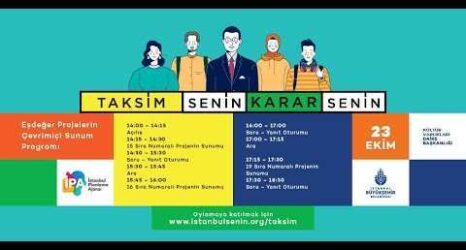 Taksim Meydanı Yarışması Proje Sunumları