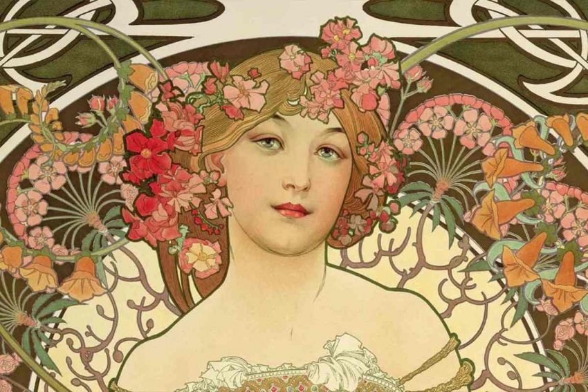 Art Nouveau Sanat Akımı 38 Alphonse-Mucha-Reverie