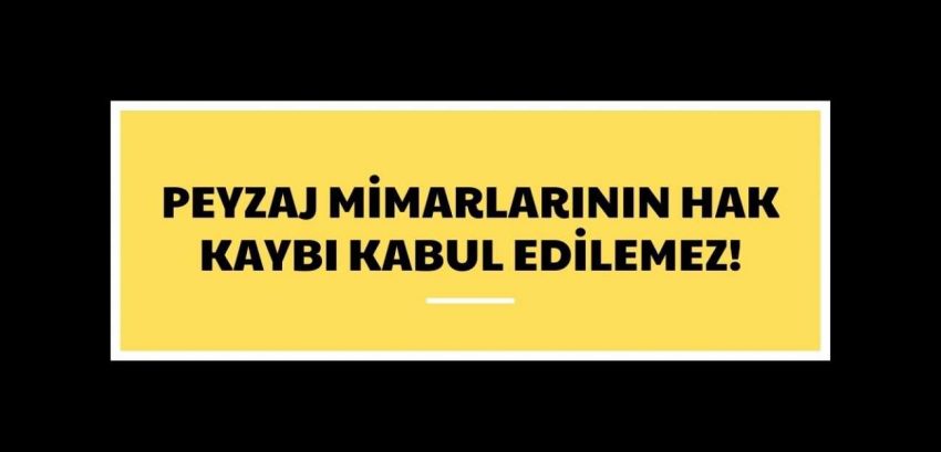 Kamuda Sözleşmeli Peyzaj Mimarlarına Hak Kaybı - İptal Edildi 45 peyzaj-mimarlarinin-hak-kaybi-kabul-edilemez