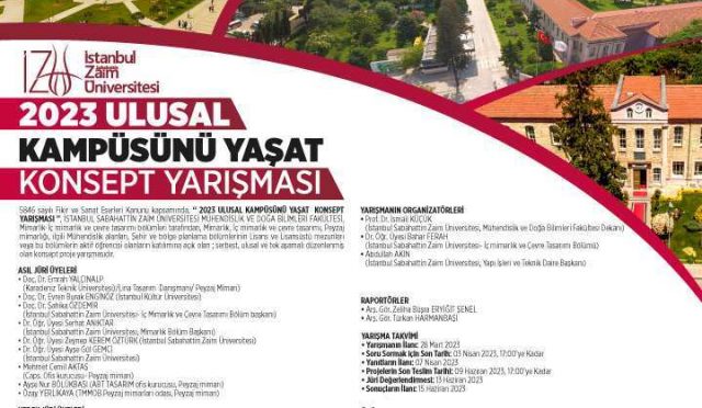 2023 Ulusal Kampüsünü Yaşat Konsept Yarışması