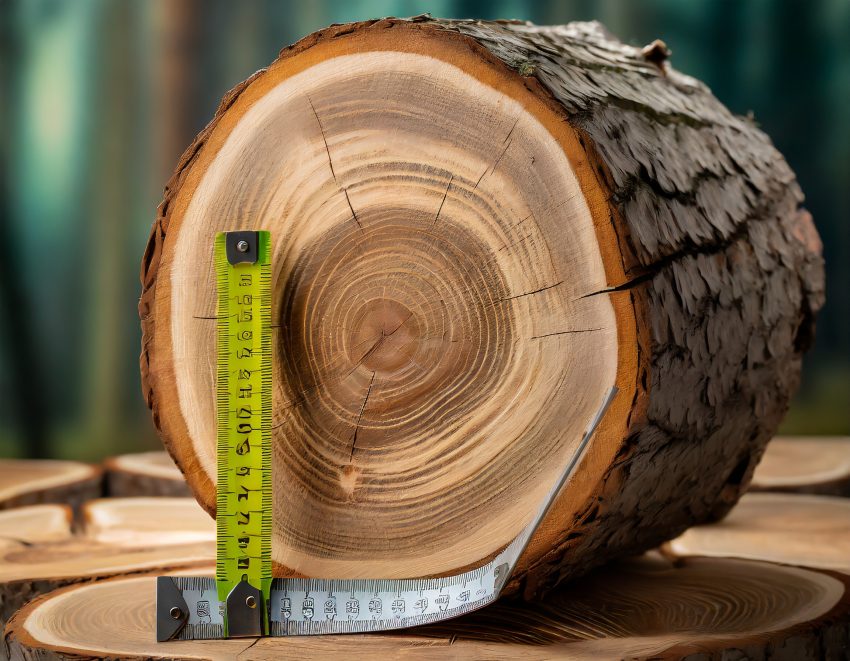 Firefly ağaç halkaları cetvelle ölçülüyor 47688