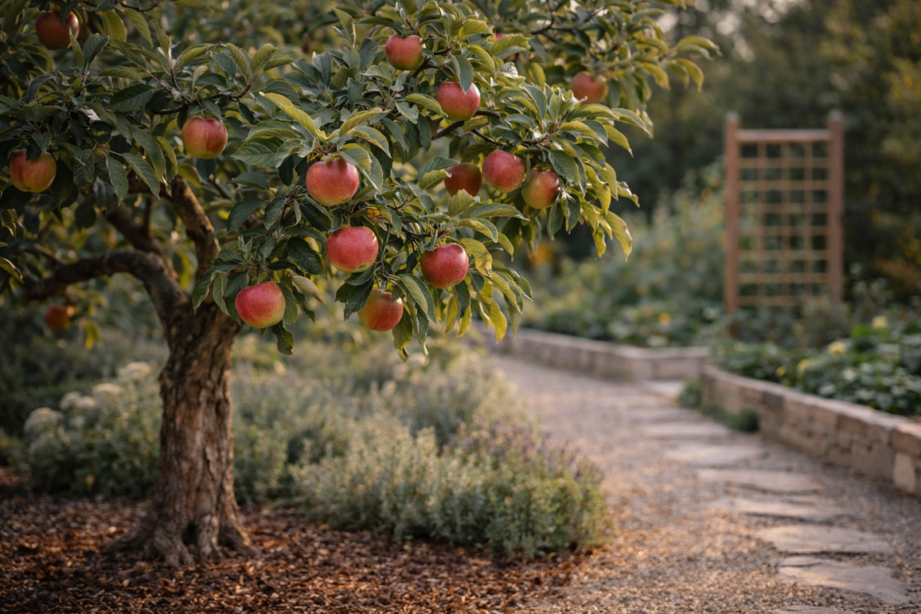 Elma Ağacı (Malus domestica) - Villa Bahçe Ağaçları
