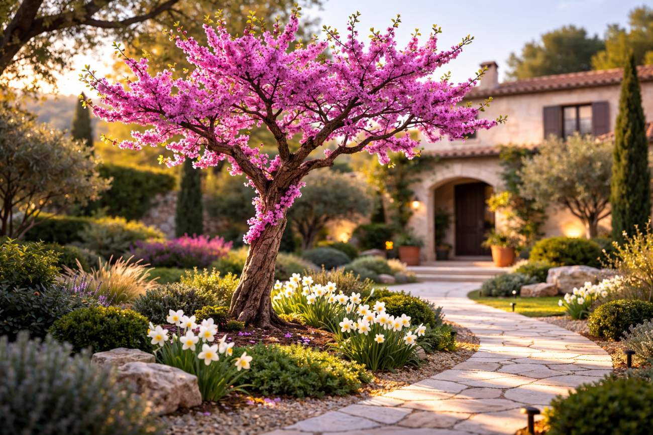 Erguvan (Cercis siliquastrum) - Villa Bahçe Ağaçları