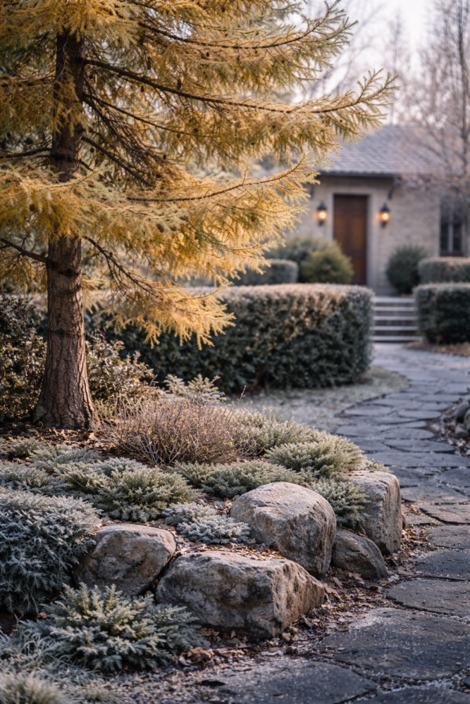 Sibirya Karaçamı - Villa Bahçe Ağaçları