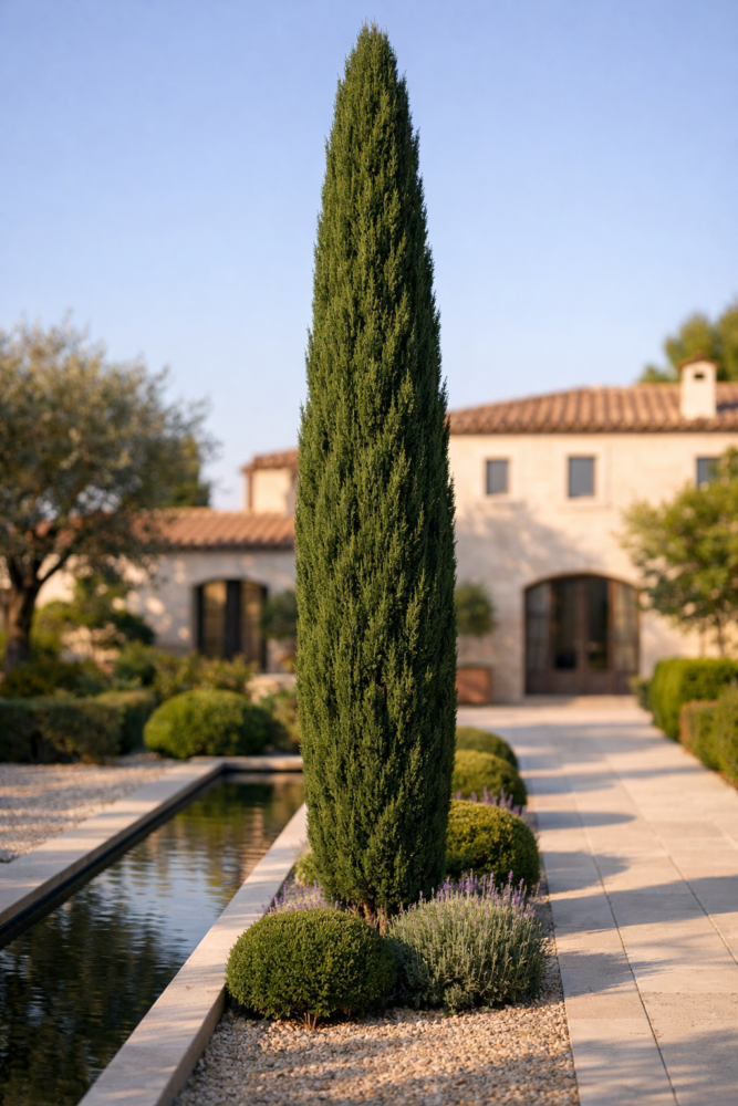 Akdeniz Servisi Ağacı - Villa Bahçe Ağaçları